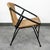 Mid Century Danish Modern Side Chair Round Ole Attributed to Erik Jorgensen Tan Suede Black For Sale - Image 9 of 12