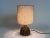 Textile Hand-Crafted Ceramic Art Vase Table Lamp by Cläre Zange & Karl-Heinz Löffler for Krösselbach Ceramic Workshop, Germany, 1960s For Sale - Image 7 of 13