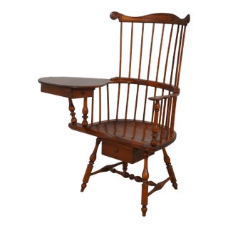 Dr Dimes Windsor Style Writing Desk Armed Chair For Sale