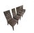 Dark Gray Set of 6 Italian Tufted Velvet Dining Chairs by Alf Uno s.p.a., Italy For Sale - Image 8 of 10
