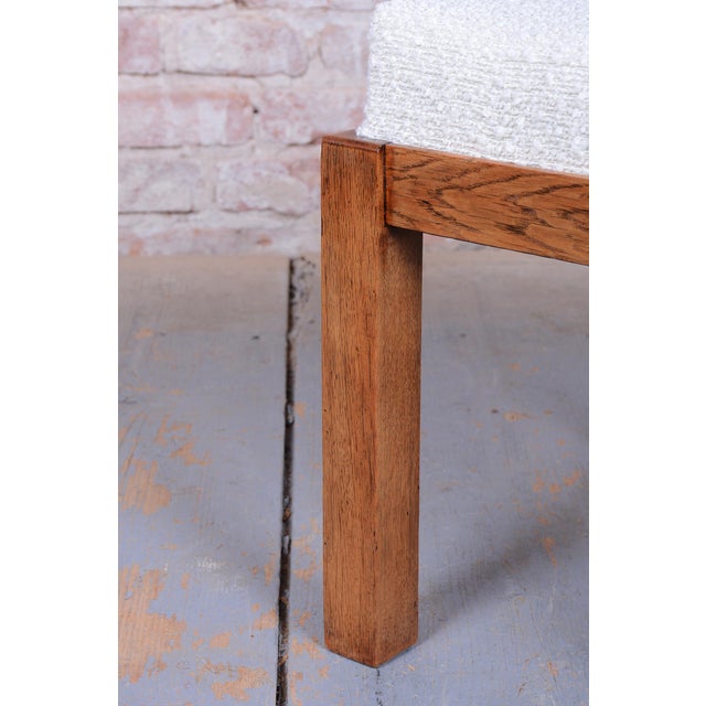 Czech Art Deco Seating Set in Oak attributed to Krásná Jizba, 1930s, Set of 3 For Sale - Image 10 of 18