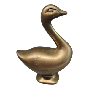 Vintage Sold Brass Duck Figurine