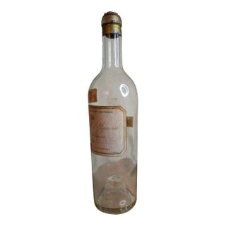 Vintage 1947 Chateau d'Yquem Empty Wine Bottle 750ml Sauternes Lur-Saluces France For Sale