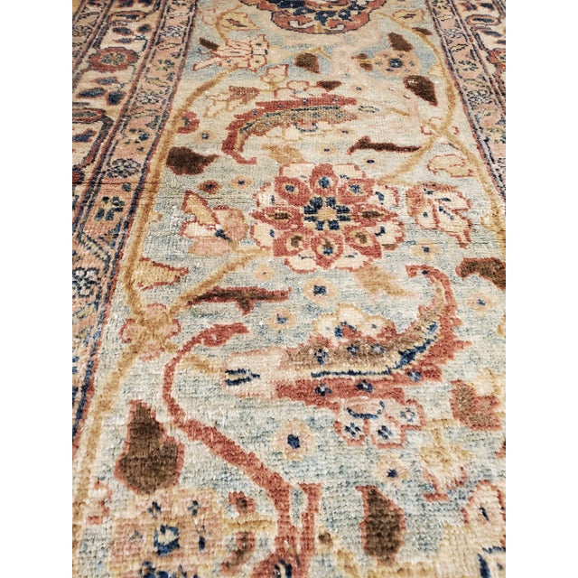 Antique Tabriz Carpet, Persian Rug, Earth Tones, Ivory, Soft Colors For Sale - Image 9 of 18