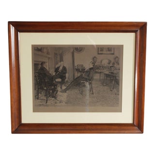 Walter Dendy Sadler 'After Dining Rest Awhile' Framed Print For Sale