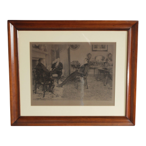 Walter Dendy Sadler 'After Dining Rest Awhile' Framed Print