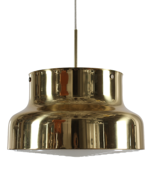 Large Brass Bumling Pendant by Anders Pehrsson for Ateljé Lyktan, Sweden, 1970s