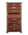 Tall Antique Chest of Drawers in Burr Walnut For Sale - Image 12 of 14