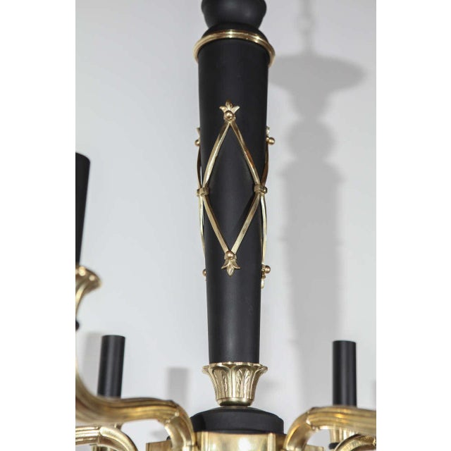 1940s French Regency Revival Style Chandelier For Sale - Image 5 of 10