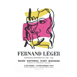 Fernand Leger Lithograph 31 Musee D’art Modern Art in Posters 1959 For Sale