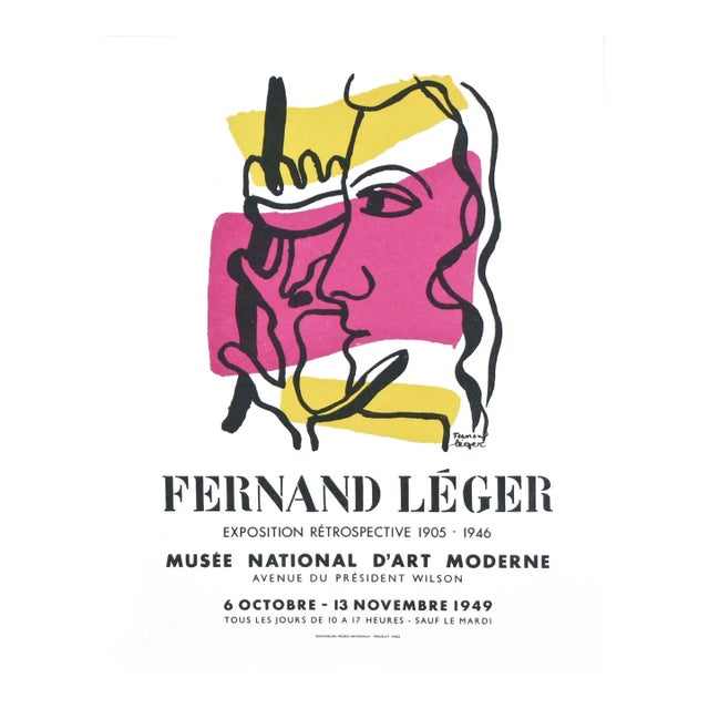 Fernand Leger Lithograph 31 Musee D’art Modern Art in Posters 1959 For Sale