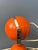 Mid-Century Space Age Orange Eyeball Table Lamp For Sale - Image 9 of 11