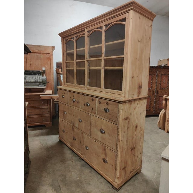 Large Pharmacy Shop Cabinet For Sale - Image 3 of 7