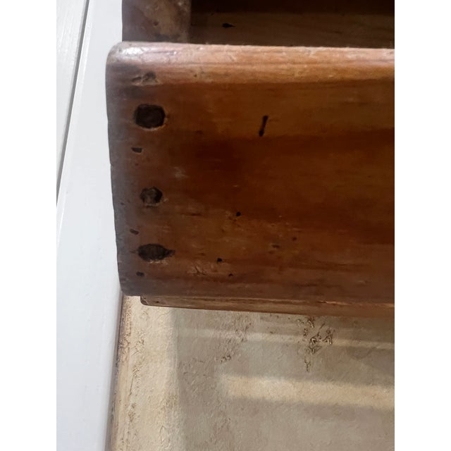 Wonderful old pine cupboard. Great for use in kitchen or bath. Lots of display space. Fitted in the bottom for plates to...