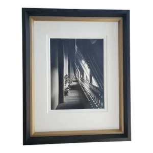 Original 1940's Black and White Framed Architectural Photo