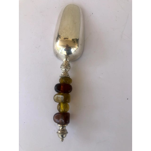 Contemporary Candy Scoop W/Colored Stones For Sale - Image 3 of 9