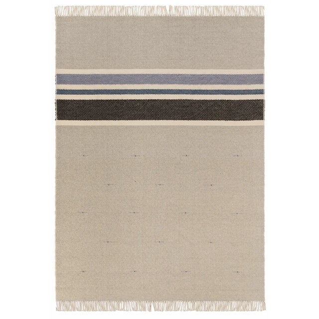 Contemporary Modulo Blue Carpet from Mariantonia Urru For Sale - Image 3 of 3