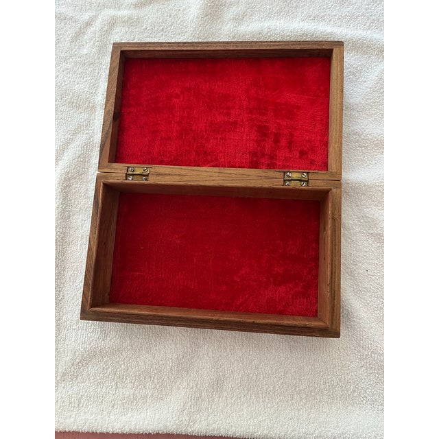 Brown 1990s Hand Carved Taj Mahal Wooden Jewelry Box, India For Sale - Image 8 of 11