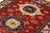 Rustic Shirwan Red/Beige Wool Rug - 4'1''x5'10'' For Sale - Image 4 of 10