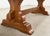 French Provincial Country Oak Trestle Farmhouse Dining Table 7Ft For Sale - Image 11 of 18