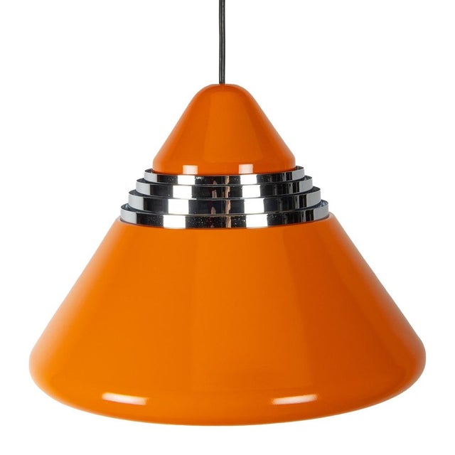 Red Scone Pendant Lamp by Kazuo Motozawa for Staff, 1970s For Sale - Image 4 of 11