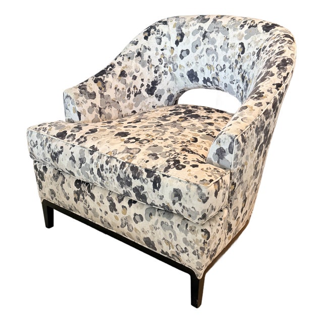 Baker Furniture Jean Louis Deniot Carnelian Lounge Chair For Sale