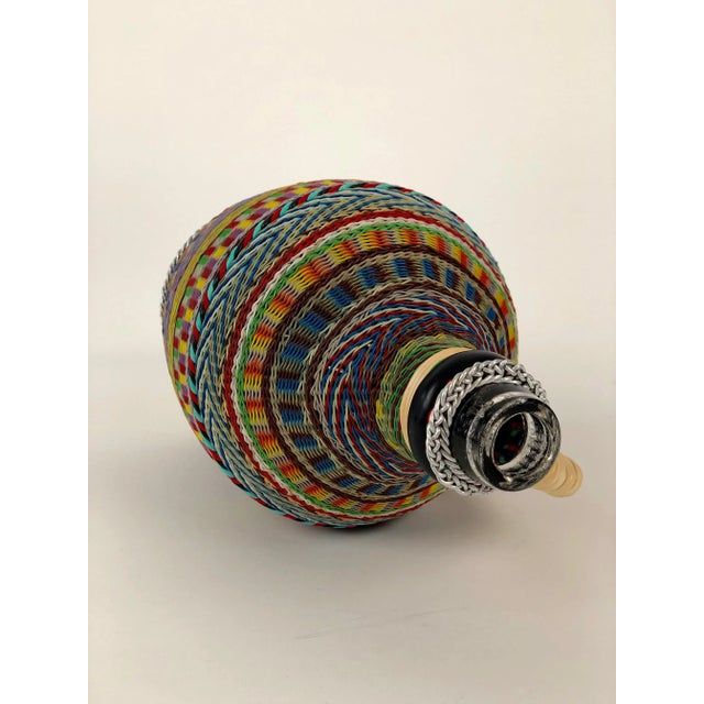 Hungarian Woven Wire Bottle, 1960 For Sale - Image 7 of 10