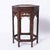 Chinese Export Bamboo and Rattan Pair of Chairs and Stand For Sale - Image 12 of 15