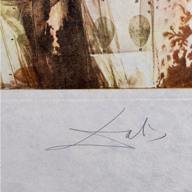 Surrealism 1970s Salvador Dali Memories of Surrealism Surrealist Flower Girl For Sale - Image 3 of 5