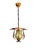 Vintage Hall Lantern in Red Copper and Amber Glass, 1960s For Sale - Image 10 of 10