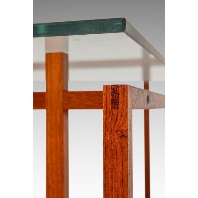 Danish Mid-Century Modern Coffee Table in Solid Teak W/ Glass Top Attributed to Henning Nørgaard for Komfort of Denmark, C. 1960's For Sale - Image 12 of 14