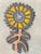 This striking mid-century modern ceramic wall sculpture is a highly collectible work of art designed by renowned Belgian...
