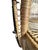 Late 20th Century Vintage Boho Revival Peacock Style Wicker Accent Chair With Fan Back For Sale - Image 5 of 12