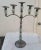 Sarreid table candelabra Really great looking with metal and glass. 5 arms. Showroom display sample. Original Retail Price...