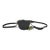 Black Pebbled Calfskin Mini B Shoulder Pouch For Sale