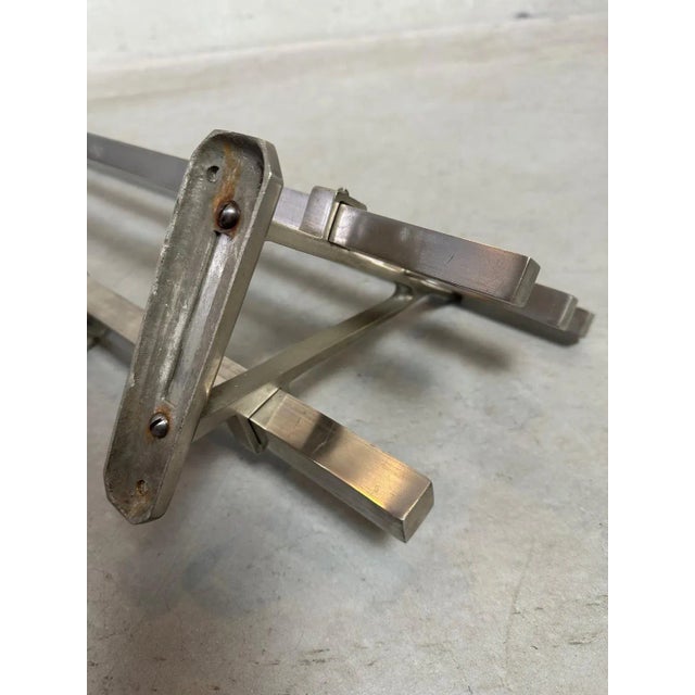 Art Deco Coat Rack in Chrome Plating For Sale - Image 5 of 8