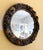 Late 20th Century Labarge Round Carved Fruit Mirror For Sale - Image 5 of 5