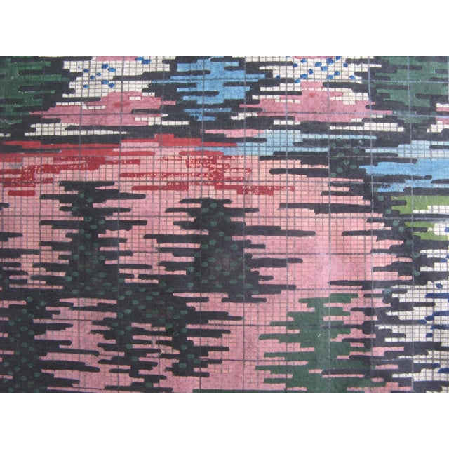 Antique Jacquard Design on Paper For Sale - Image 4 of 5