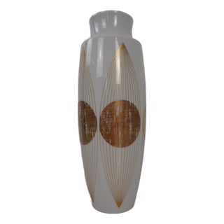 Op Art Porcelain Sphere-Ellipses Vase by E.A. Sundermann for Fürstenberg, Germany, 1970s For Sale