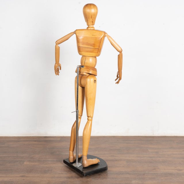 Mid Century Danish Artists Life Size Articulated Model Mannequin For Sale - Image 9 of 9