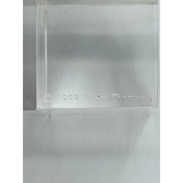 Vintage 1968 Betty Thomson Lucite 'Multiplications' Cube Sculptural Toy For Sale In Portland, ME - Image 6 of 6