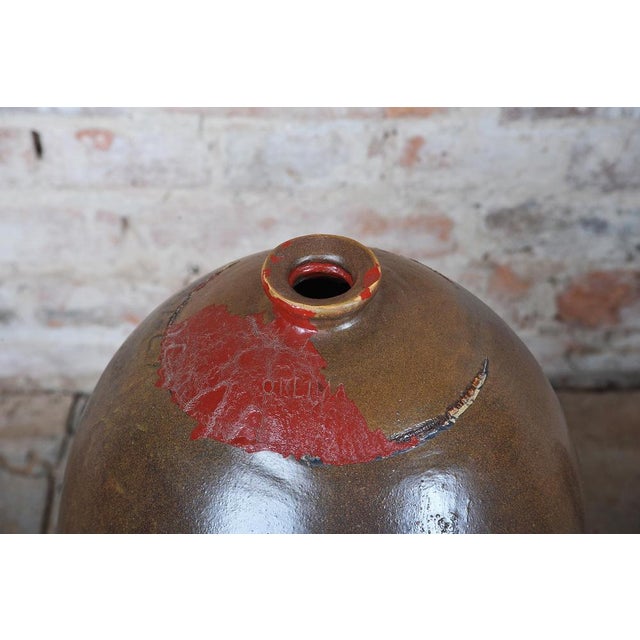 Ceramic Art Deco Vase in Ceramics, Czech, 1920s For Sale - Image 7 of 10