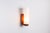 Mid-Century Modern Cilindrical Opal Glass and Bent Wood Wall Lamp, 1960s For Sale - Image 3 of 12
