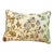 Vintage Rectangular Floral Pillow For Sale