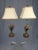 1930s 1930s Toile Lamps With Shades - a Pair For Sale - Image 5 of 10