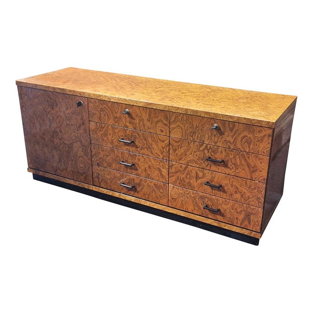 Wood Sideboard in Thuja Root, 1980s For Sale - Image 7 of 12