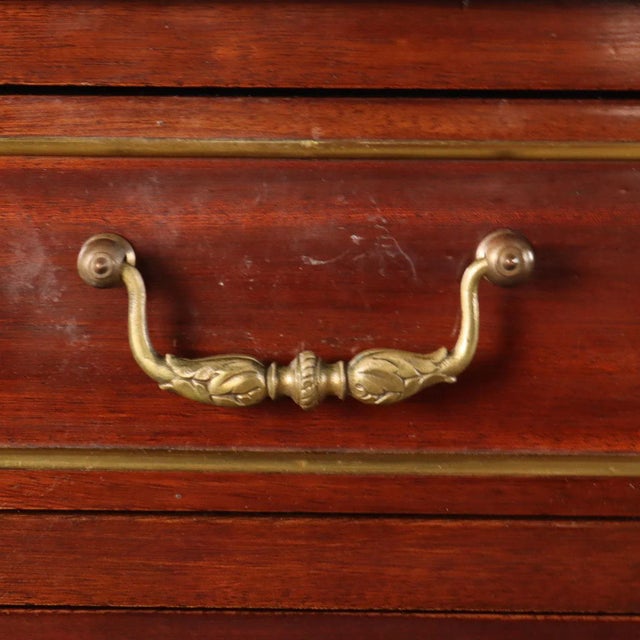 Vintage Neoclassical Brass Belief For Sale - Image 6 of 11