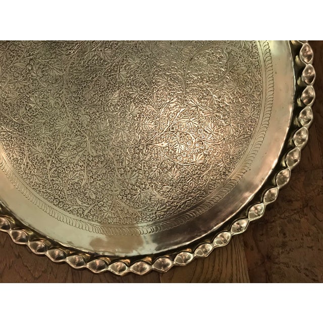 Vintage Mid Century Brass Wall Hanging Tray Chairish