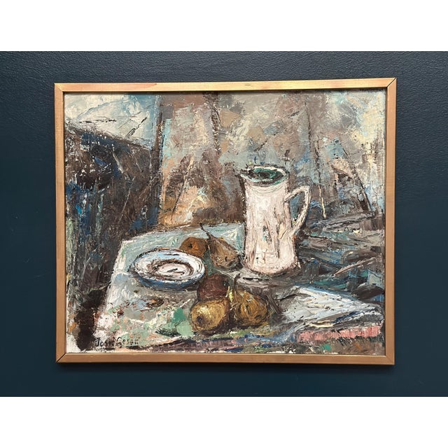 Josef Geson, Upppställning I, 1975, Oil on Canvas, Framed For Sale - Image 18 of 18