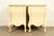 White Furniture French Provincial Louis XV Cream Lacquered Nightstands, Pair For Sale - Image 12 of 15